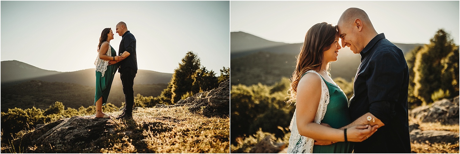 sesion fotográfica de embarazada en cercedilla